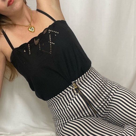 Vintage 70s Emmanuelle Khanh Cut Out Camisole - Picture 5 of 14